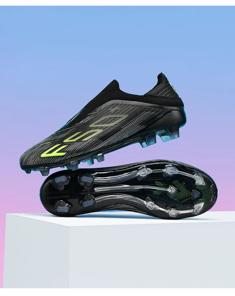 New Men Football Boots Match Cleats High-quality Futsal Indoor Sneakers Non-Slip Grass Soccer Shoes Hot-selling High-top Outdoor