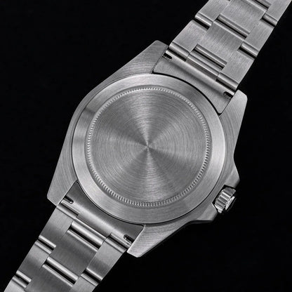 SEESTERN GMT Retro Watch for Men NH34 Automatic Movement Mechanical Wristwatches Sapphire Crystal Fine-tuning Pull Button S436