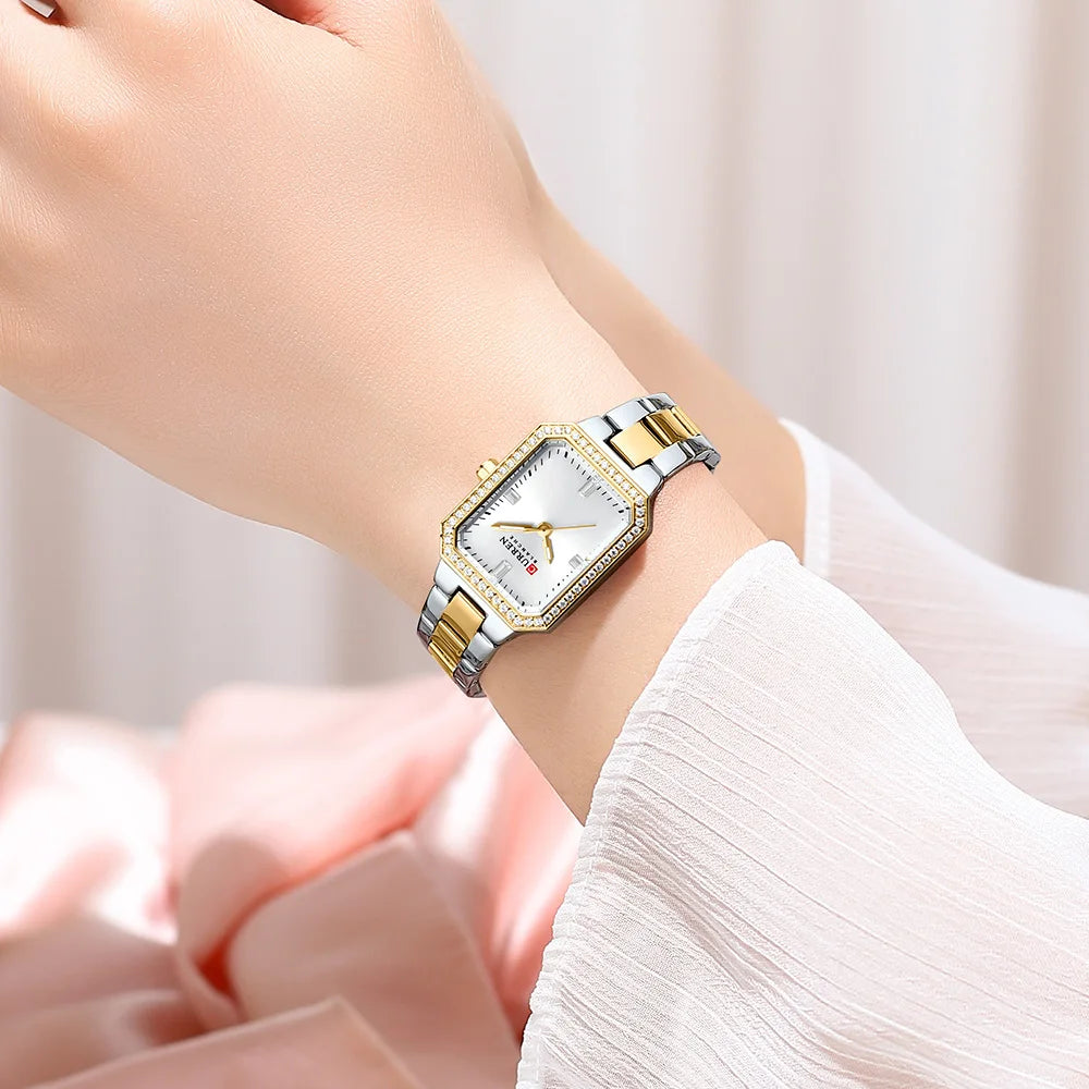 CURREN Elegant Quartz Ladies Wristwatch Top Brand Original Watch For Women Luxury Waterproof Luminous Watches