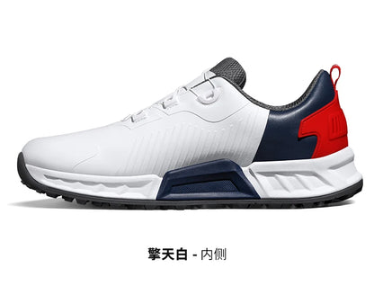 PGM Golf Shoes Men's Cushioning Rebound Sneakers, Knob Men's Shoes, Wear-Resistant TPU Waterproof Shoes