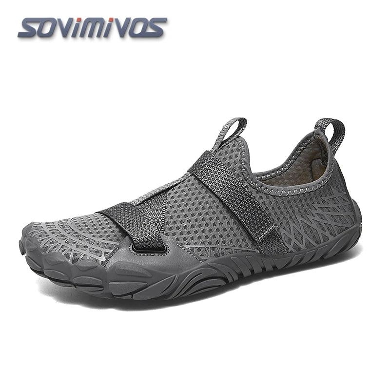 Water Shoes for Men Barefoot Beach Shoes Breathable Sport Shoes Quick Dry River White Sea Aqua Sneakers Soft Beach Sneakers