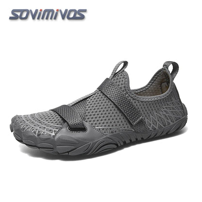 Water Shoes for Men Barefoot Beach Shoes Breathable Sport Shoes Quick Dry River White Sea Aqua Sneakers Soft Beach Sneakers