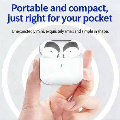 UEESFIT A6 TWS Wireless Bluetooth Earphone Headphones Touch Control Earbuds IPX5 Waterproof Sports HIFI Sound Headset with Mic