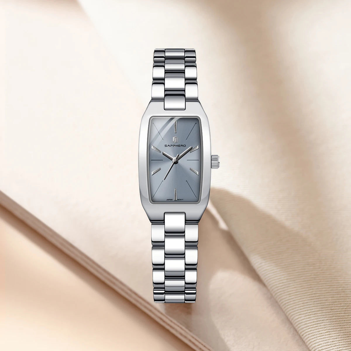 SAPPHEROLuxury Women's Watch Stainless Steel Strap Waterproof Watch Ultra-thin Dial  Fashion Simple Women's Watch Accurate Watch
