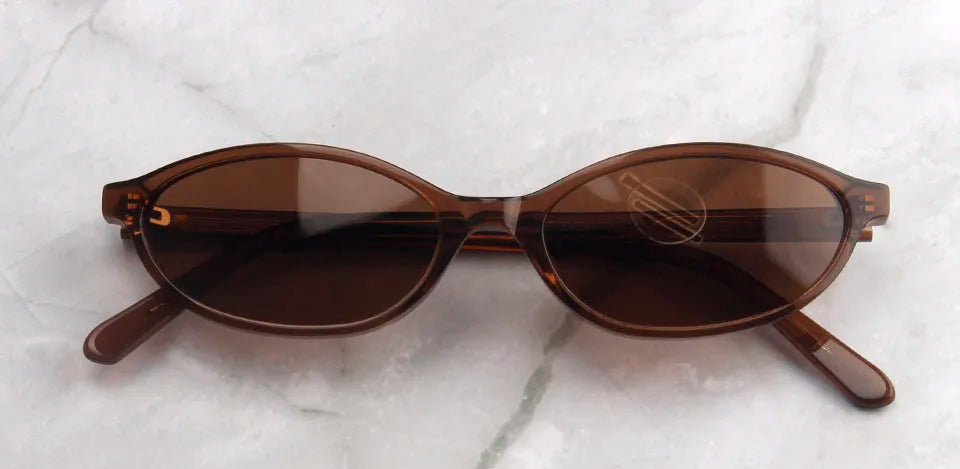 Ochelari de soare mici, ovali, din acetat, la modă, pentru femei, în stilul anilor '90; ochelari de soare vintage pentru bărbați; ochelari polarizați la modă, cu protecție UV400