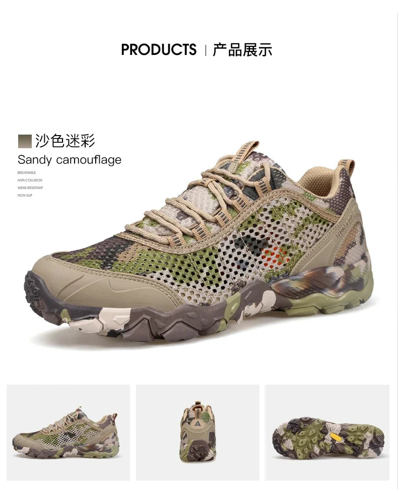 HUMTTO Herrenschuhe – rutschfeste, atmungsaktive Sport- und Sommer-Wanderschuhe für Herren, Outdoor, Luxus, Designer, Trekking, Klettern, Herren-Sneaker