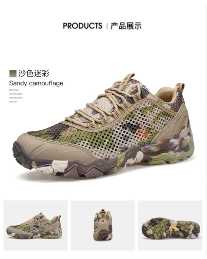 HUMTTO Herrenschuhe – rutschfeste, atmungsaktive Sport- und Sommer-Wanderschuhe für Herren, Outdoor, Luxus, Designer, Trekking, Klettern, Herren-Sneaker