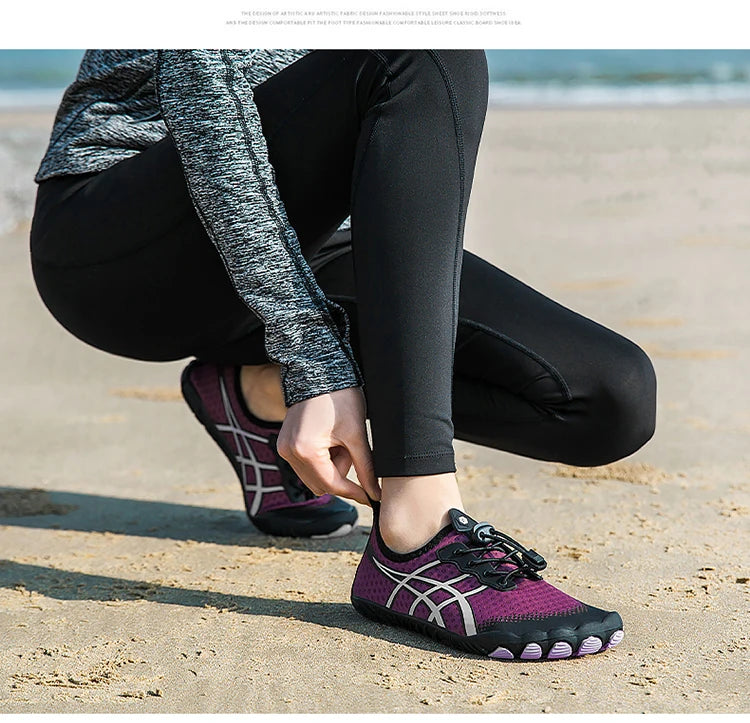 Aqua Shoes Herr Vattenskor Barfota strandskor Unisex Snabbtorkande utomhusskor Träningsskor Gymskor Sneakers Storlek 35–46