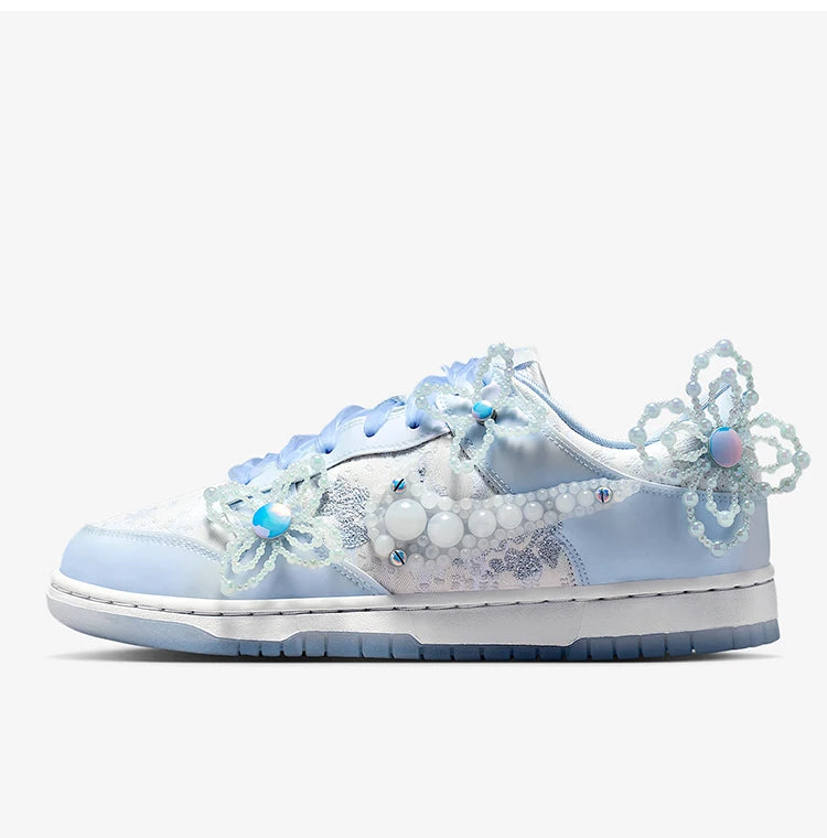 Nike Authentic Dunk Low – dámske módne ľahké ležérne tenisky s kvetinovým vzorom HV8575-100