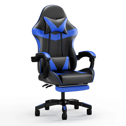 Cadeira Gaming Ergonómica para Secretária, Cadeira Gaming Reclinável para Escritório em Casa com Apoio Lombar para Sessões Prolongadas
