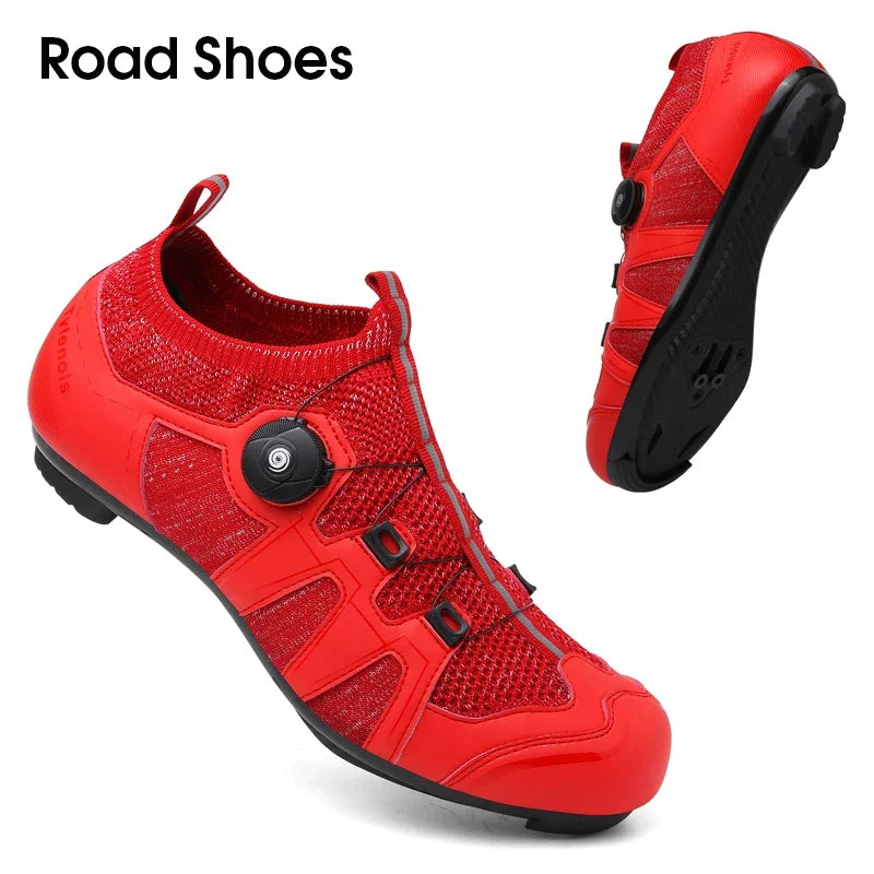Professional Men's Road Cycling Shoes Breathable Women's MTB Bike Shoes Racing Speed Sneakers Mountain Bicycle Footwear for Shimano