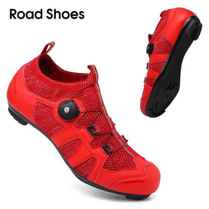 Professional Men's Road Cycling Shoes Breathable Women's MTB Bike Shoes Racing Speed Sneakers Mountain Bicycle Footwear for Shimano