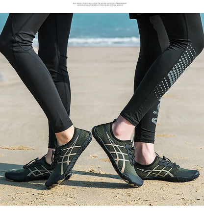 Aqua Shoes Herr Vattenskor Barfota strandskor Unisex Snabbtorkande utomhusskor Träningsskor Gymskor Sneakers Storlek 35–46