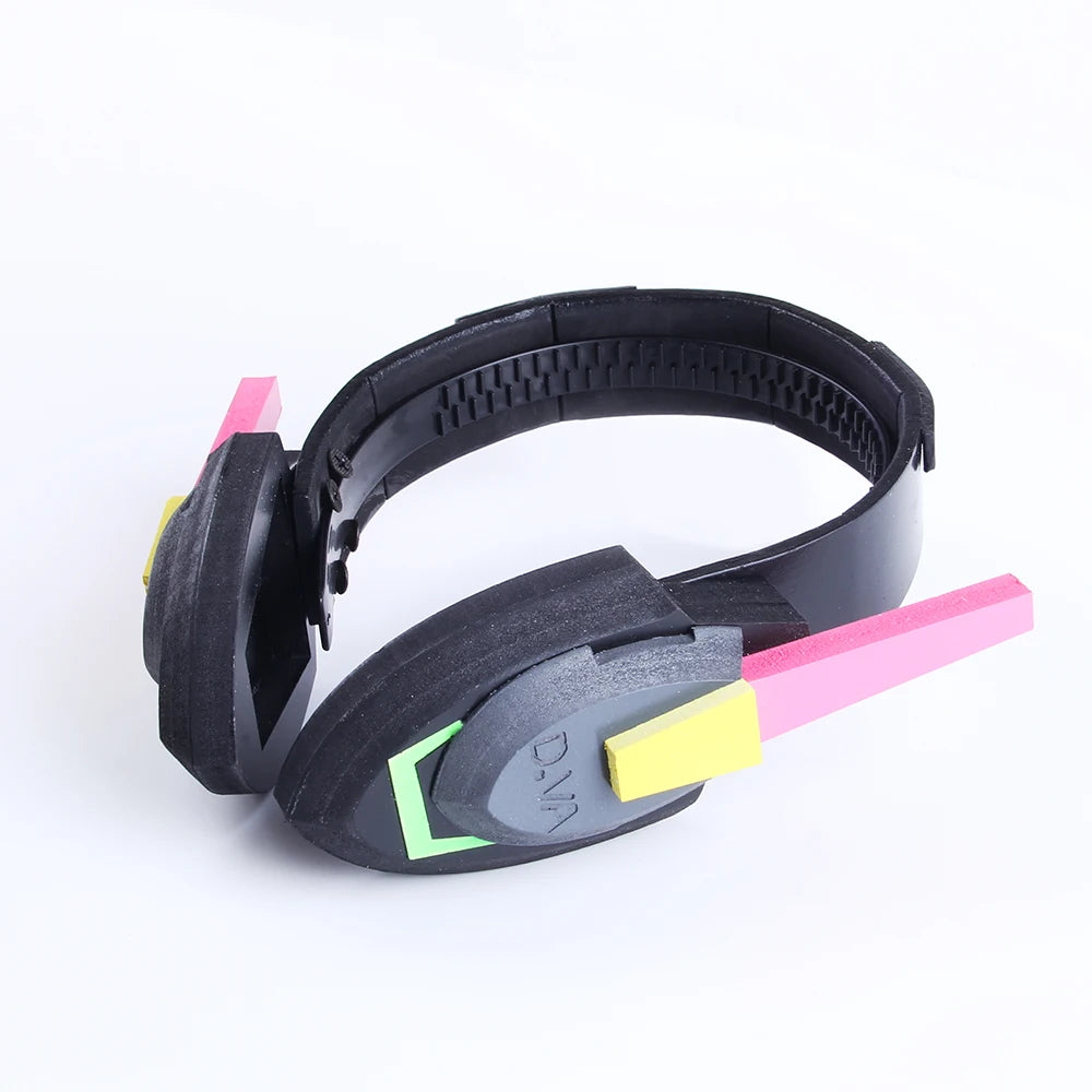 Jogo Overwatch D.Va Auricular Arma Hana Song DVA Pistola Arma Adereços de Cosplay Brinquedo para Festa de Natal e Halloween Acessórios de Cosplay