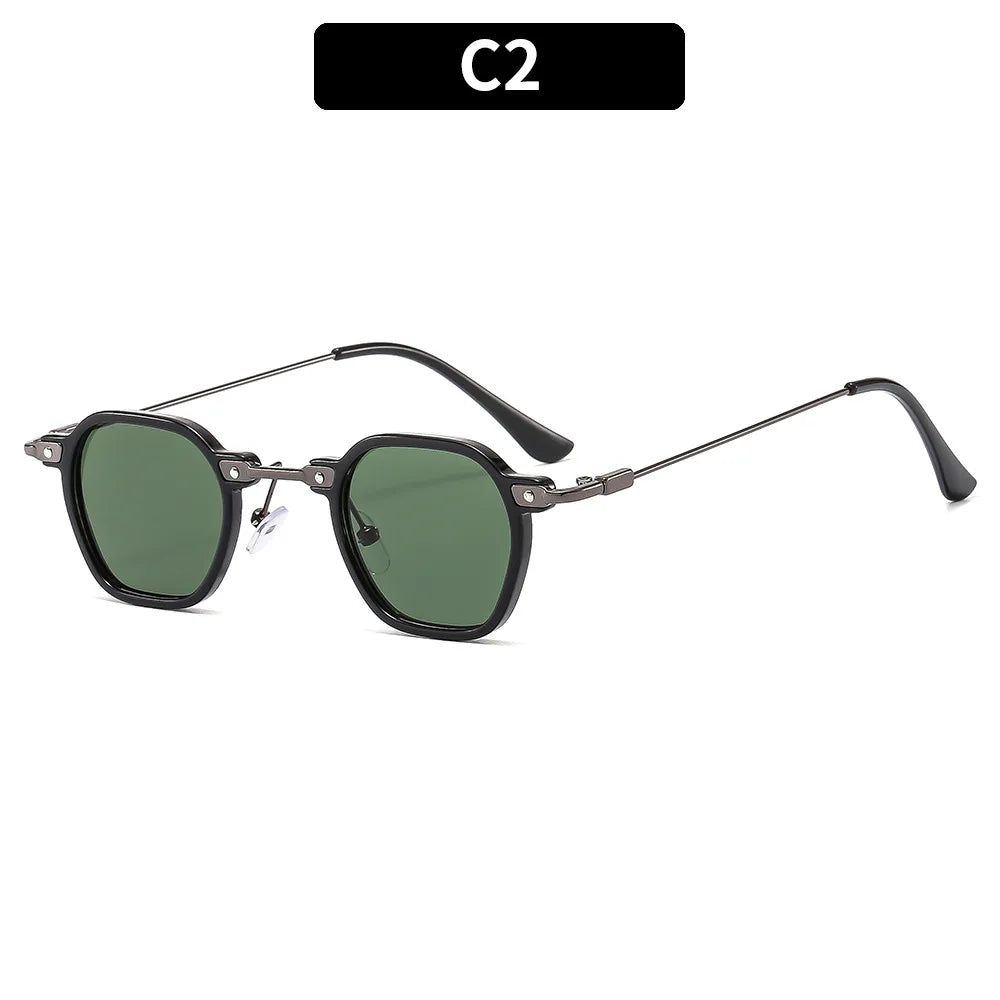 Ochelari de soare mici, pătrați, pentru călărie și condus, pentru femei și bărbați, de marcă, de designer, cu ramă metalică, ochelari de soare, Oculos De Sol, UV400