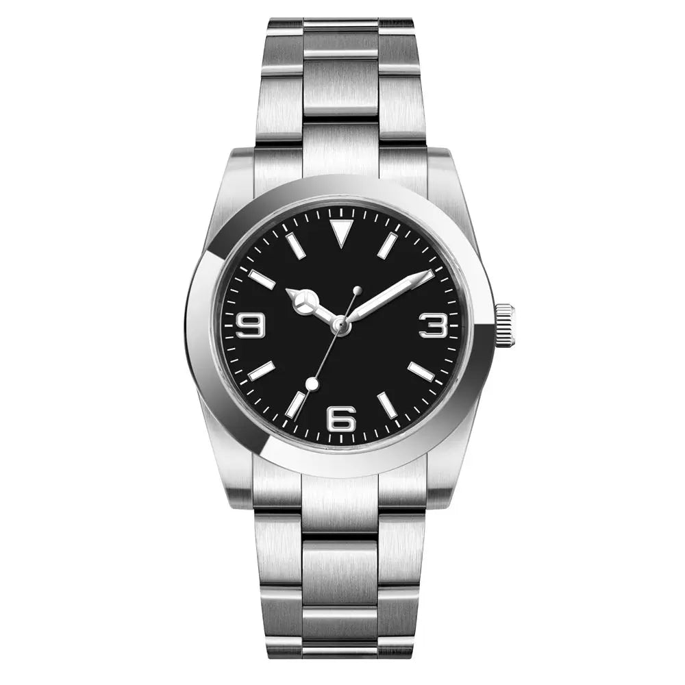 Custom Logo Luxury NH35 Watch for Women Men Watches 36MM/39MM Automatic Mechanical Wristwatches Sapphire Lume 10Bar Dive Reloj