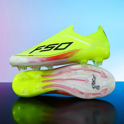 New Men Soccer Shoes Football Boots Non-Slip Boys Sneakers Hot-selling Grass Cleats High-quality Match Outdoor High-top Light