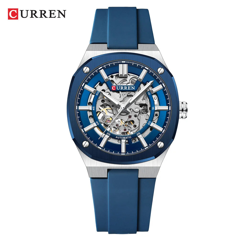 2025 CURREN New Men Mechanical Watch Luxury Sapphire Glass Automatic Watch 41MM Stainless Steel Watch for Men
