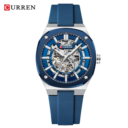 2025 CURREN New Men Mechanical Watch Luxury Sapphire Glass Automatic Watch 41MM Stainless Steel Watch for Men