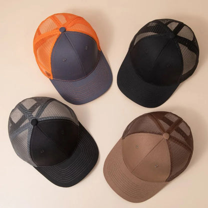 Casual Bull Head Print Summer Baseball Cap Breathable Hip Hop Sports Visor Mesh Adjustable Sun Hats Men Women