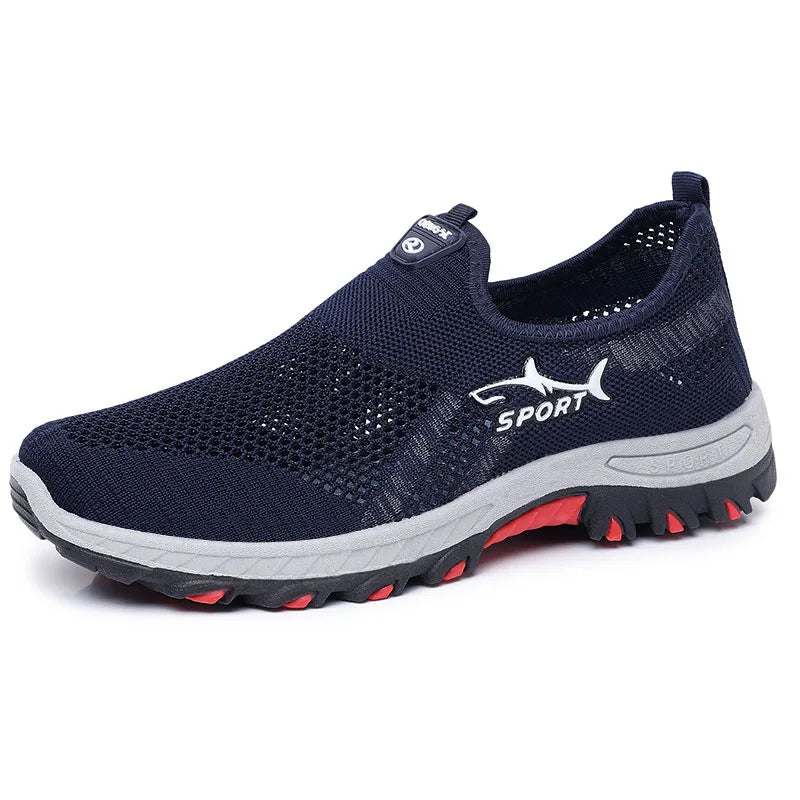Zomerse herensneakers sportieve mesh herenschoenen ademende sportschoenen canvas lichtgewicht sneakers goedkope schoenen uitverkoop