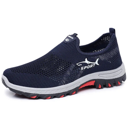 Zomerse herensneakers sportieve mesh herenschoenen ademende sportschoenen canvas lichtgewicht sneakers goedkope schoenen uitverkoop
