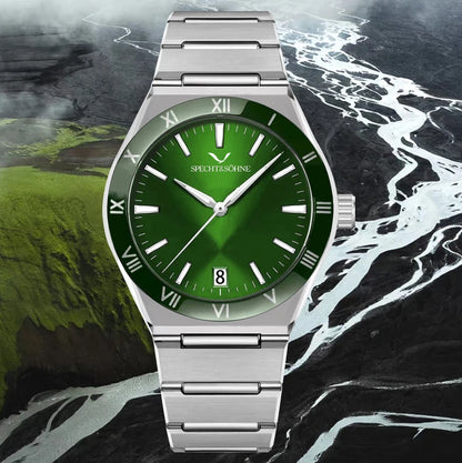 Dropshipping New Fashion Specht & Söhne Luxury Quartz Watch For Men 38MM Stainless Steel Watch Sapphire Crystal 50M Waterproof