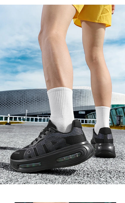 New Men's Sports Running Shoes, Casual Marathon, Breathable Lightweight, Women's Comfortable Athletic Non-Slip Walking Sneakers