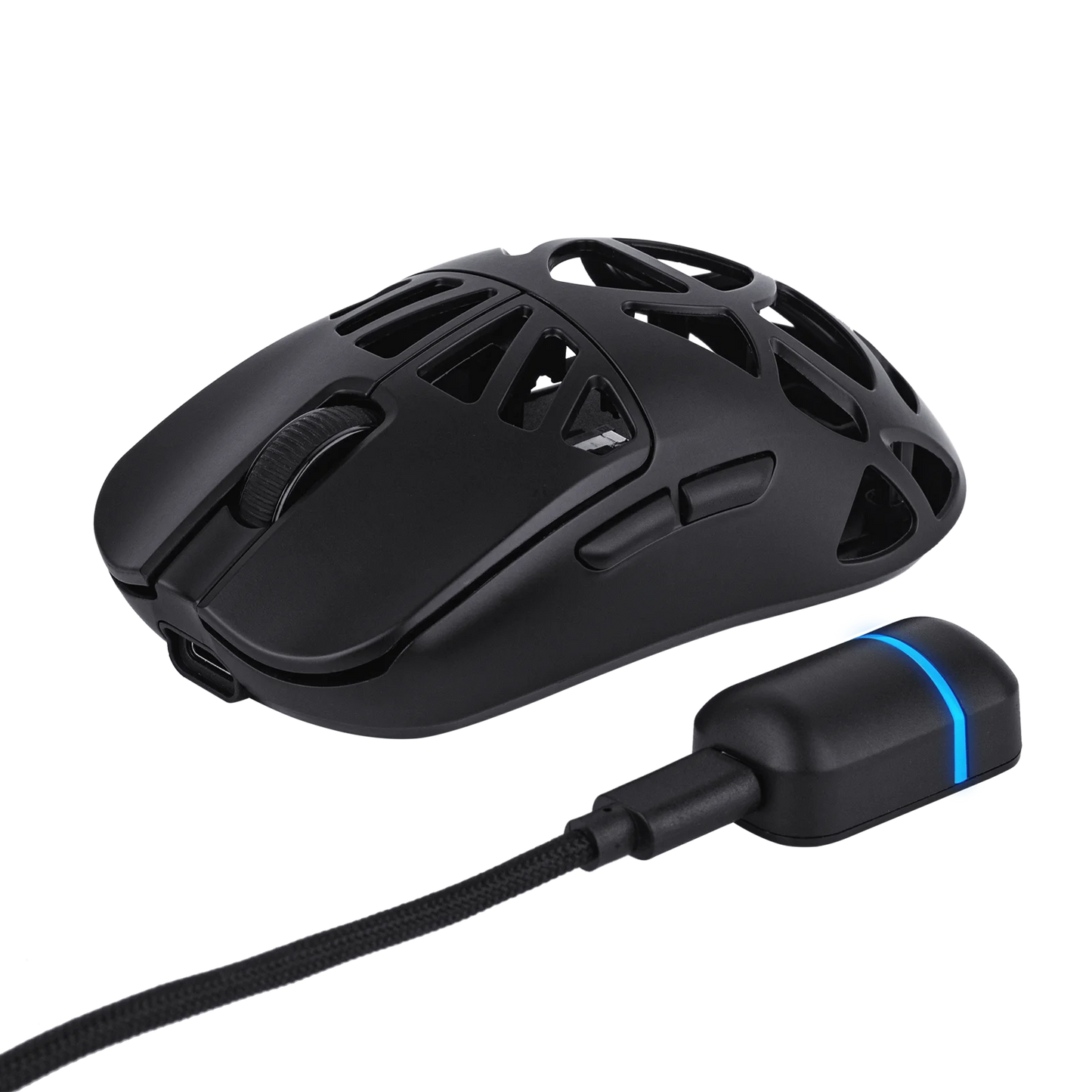 EPOMAKER Carbon X Wired/2.4G/BT Wireless Gaming Mouse 400 to 30,000 DPI Adjustable with PAW3950 Sensor for PC/Mac/Linux