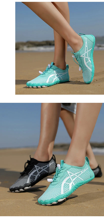 Aqua Shoes Herr Vattenskor Barfota strandskor Unisex Snabbtorkande utomhusskor Träningsskor Gymskor Sneakers Storlek 35–46