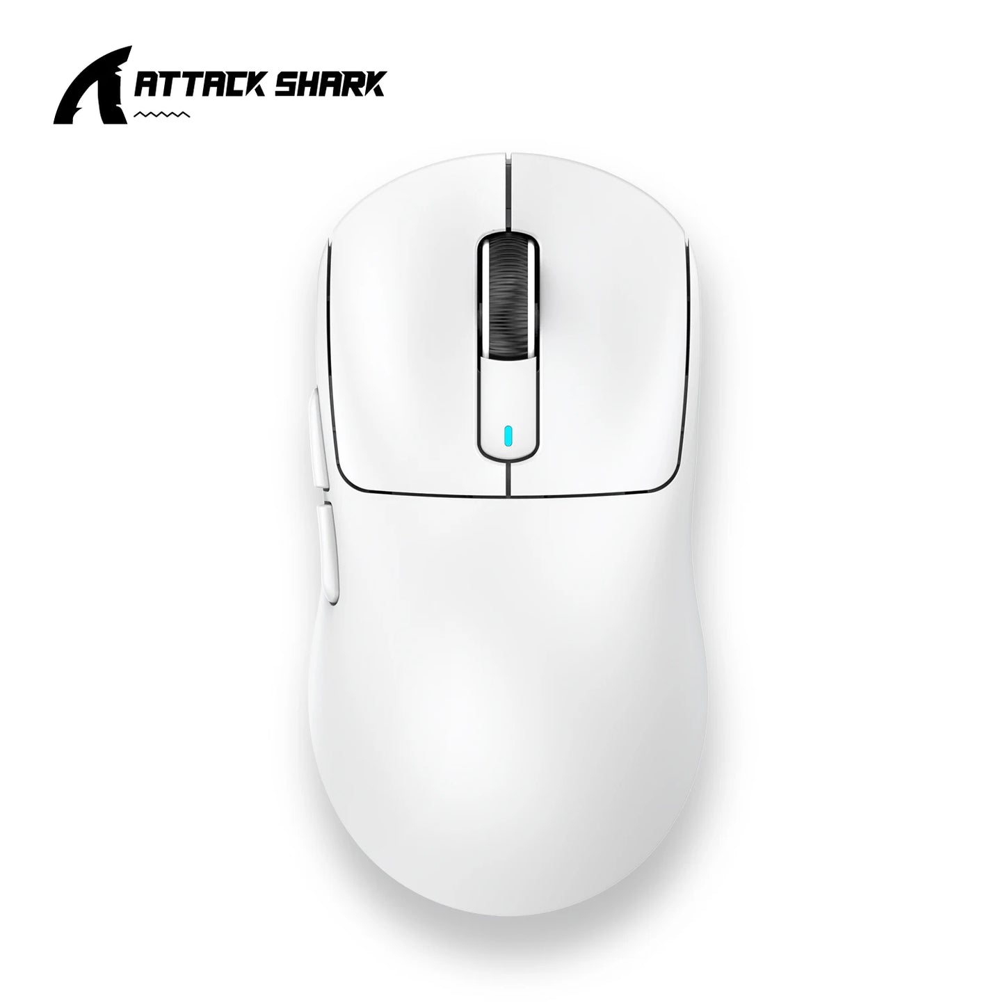 ATTACK SHARK X3 miš s tri načina rada 1K Hz, X3Pro Bluetooth bežični miš 4K Hz, lagan, PAW3395, brzina praćenja 650IPS