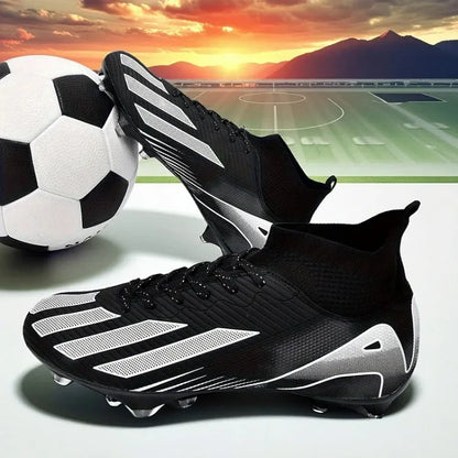 New Men's Football Boots Adult's Soccer Field Shoes Teenager's Sports Cleats Outdoor Grass Training Boots High Quality Sneakers