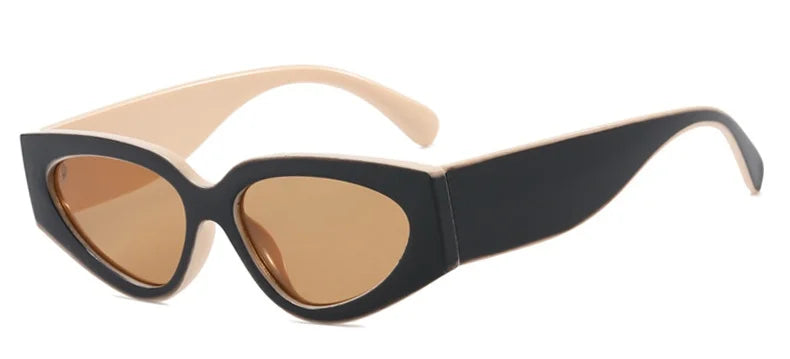 Ochelari de soare negri cu rame groase, model „Cat Eye”, pentru femei – ochelari de soare vintage la modă, ochelari clasici pentru doamne