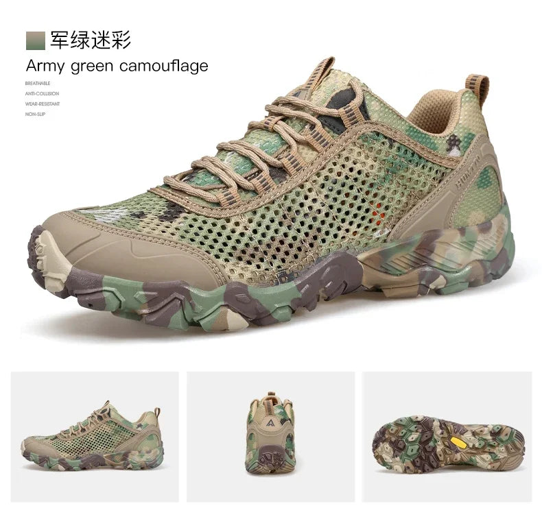 HUMTTO Herrenschuhe – rutschfeste, atmungsaktive Sport- und Sommer-Wanderschuhe für Herren, Outdoor, Luxus, Designer, Trekking, Klettern, Herren-Sneaker