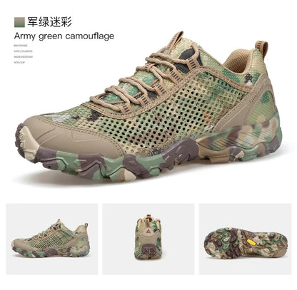 HUMTTO Herrenschuhe – rutschfeste, atmungsaktive Sport- und Sommer-Wanderschuhe für Herren, Outdoor, Luxus, Designer, Trekking, Klettern, Herren-Sneaker