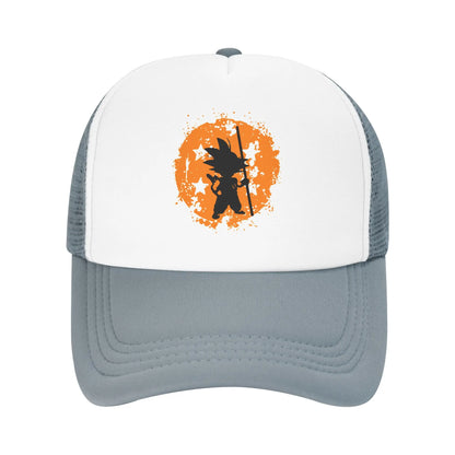 Produit gaming premium Fraquane, Unisex Dragon Ball Z Goku Dbz Trucker Hats Outdoor Mesh Baseball Caps Snapback Caps Hats Sun Caps Trucker Cap High Quality
