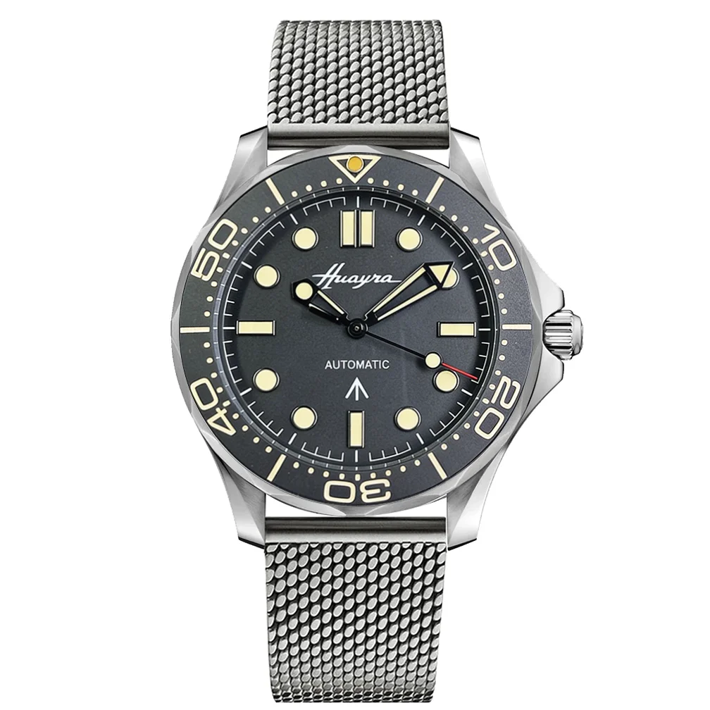 NEW Men's Watch Miyota 8215/ST1612 Mechanical Watch Ceramic bezel Black Dial - No Strap Included Suitable for 20MM Wide 2025