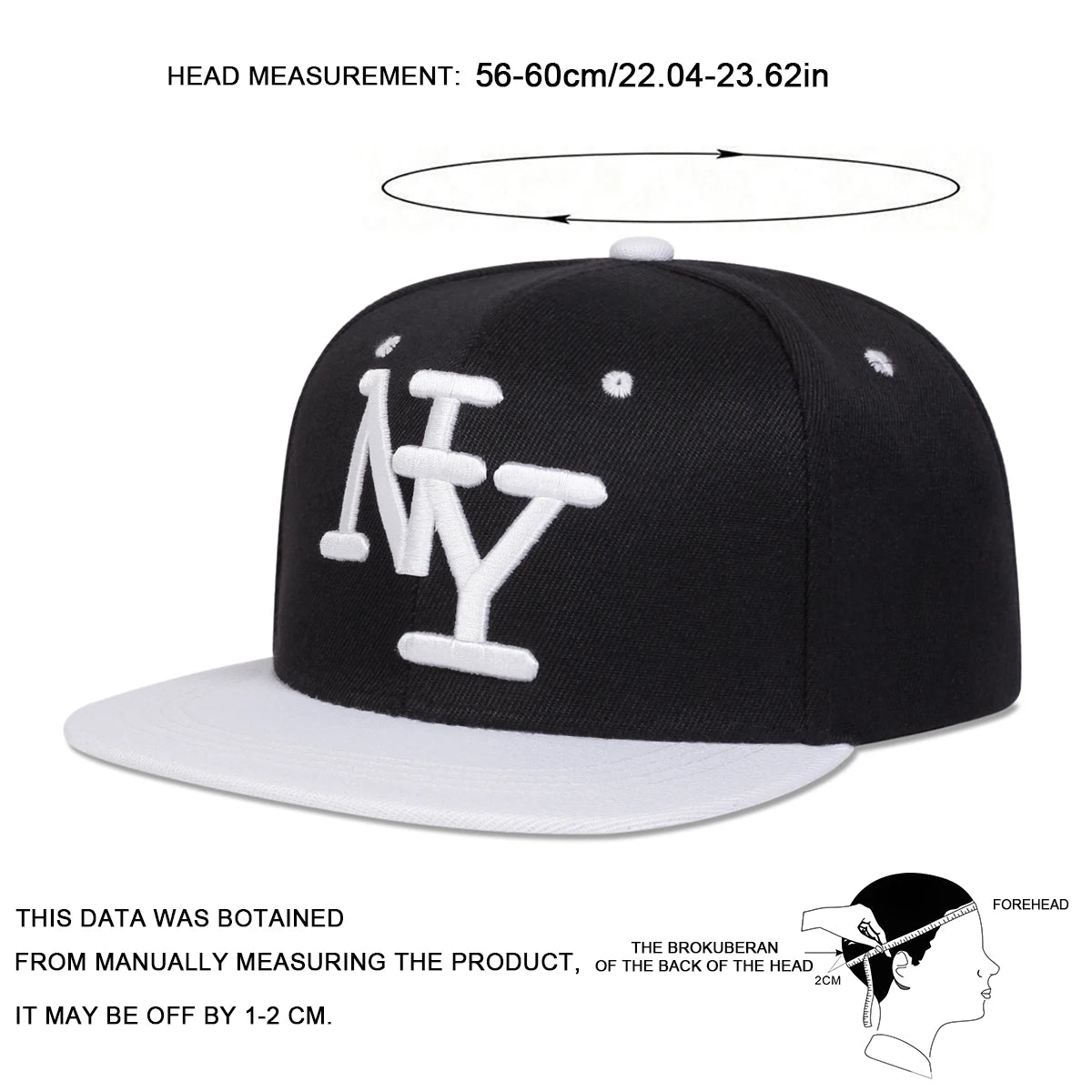 Unisex NY Letter Embroidery Hip-hop Hats Spring Autumn Outdoor Adjustable Casual Baseball Caps Sunscreen Hat Sports Cap