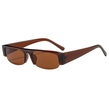 ochelari de soare vintage, mici, dreptunghiulari, cu jumătate de ramă, negri, cu lentile în degrade leopard, pentru femei, ochelari de soare la modă pentru condus
