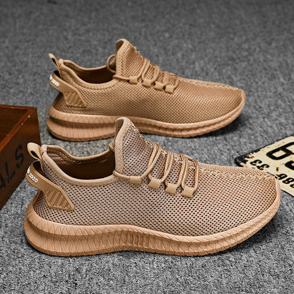 Breathable Men's Running Shoes Fashion Platform Men Casual Shoes Lightweight Women Vulcanized Shoes Flexible Anti-slip Sneakers