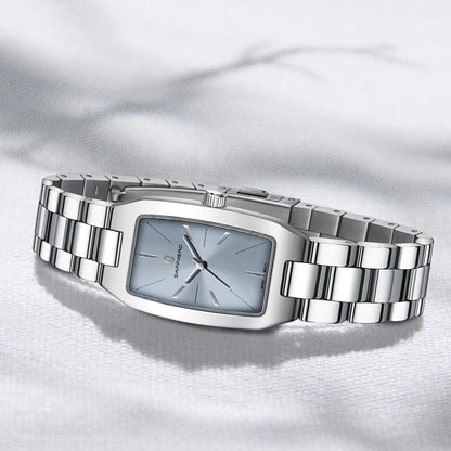 SAPPHEROLuxury Women's Watch Stainless Steel Strap Waterproof Watch Ultra-thin Dial  Fashion Simple Women's Watch Accurate Watch