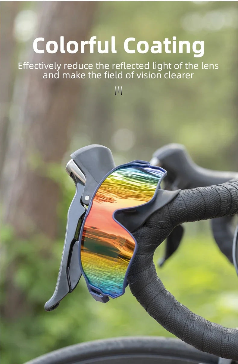 Ochelari de soare polarizați ROCKBROS, ochelari de protecție pentru sport, ochelari pentru bicicletă, drumeții în aer liber, camping, golf, ochelari de ciclism, UV400