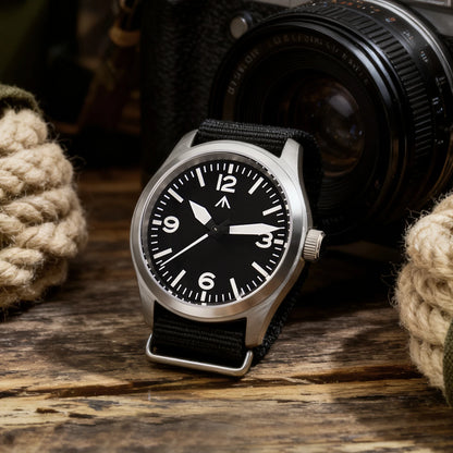 Militado ML08 Quartz Watch Ronda 515/VH31 Movement Domed Sapphire Wristwatch BGW9 Luminous 10Bar Waterproof 38mm Vintage Watches