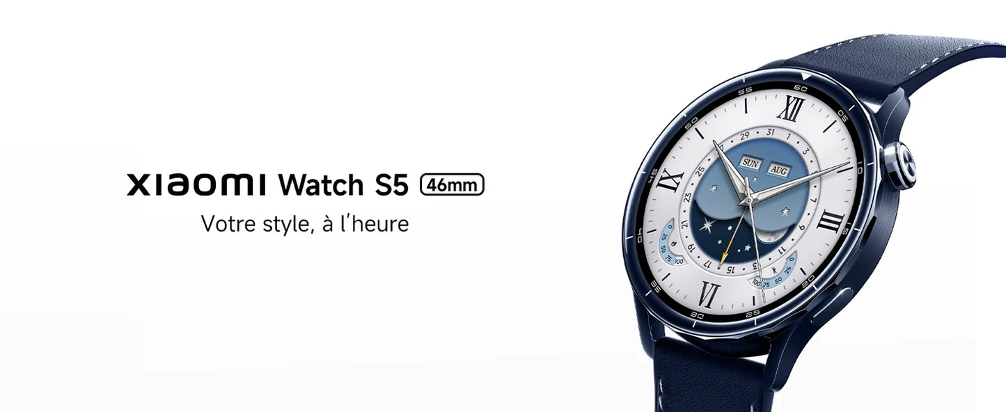 [Official] Xiaomi Watch S5 46mm | 1.48" AMOLED display with ultra-thin frames, enhanced five-system dual-band GNSS, up to 21 days of ultra-long battery life, exquisite design with a top-grade stainless steel frame
