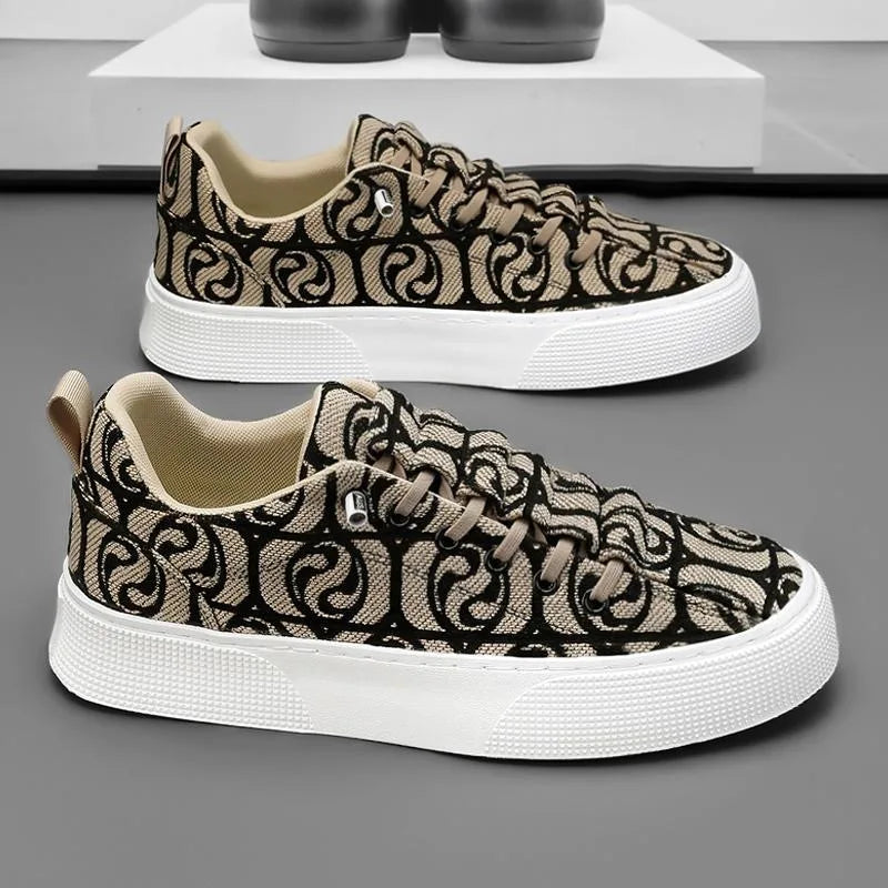 Παπούτσια σχεδιαστή μαύρα sneakers για άνδρες, παπούτσια για τρέξιμο και περπάτημα, ελαφριά καλοκαιρινά παπούτσια από καμβά 2024, ανδρικά πολυτελή sneakers
