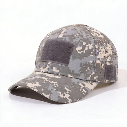 1PC outdoor functional camouflage baseball cap! Quick drying fabric+DIY sticker, a must-have for tactical trendsetters to wear