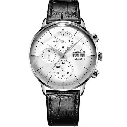 Luxuriöse Automatikuhr für Herren, mechanisch, selbstaufziehend, Business-Armbanduhr aus Edelstahl mit Leuchtanzeige, Relojes Para Hombre 2020