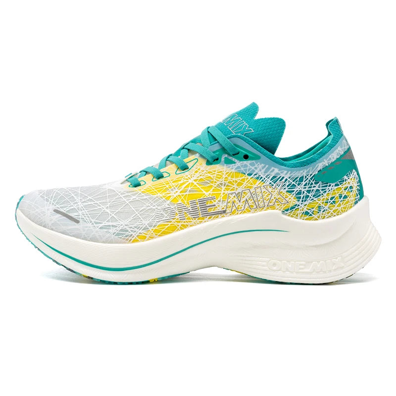 ONEMIX Carbon Fiber Plate Running Shoes Traction Shock Absorption Professional Marathon PB Racing Sports Trainers