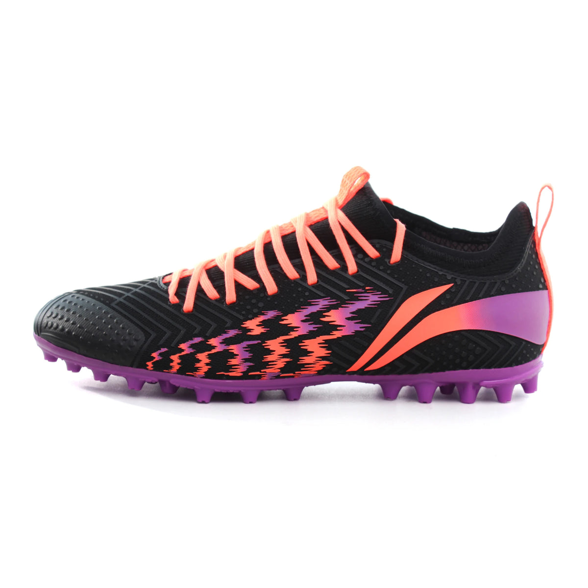 Li-Ning Men’s Football Shoes AG Ground Breathable Anti-Slip Sport Soccer Shoes LINING Footwear Wearable Sneakers YSFU015