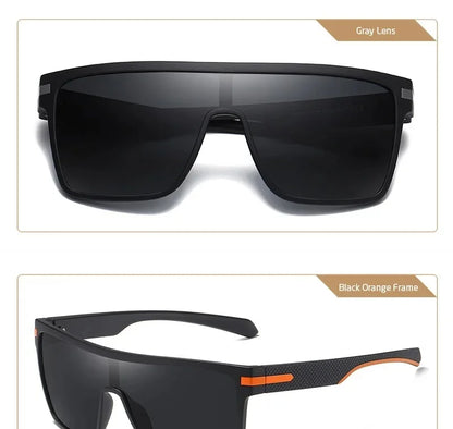 Ochelari de soare polarizați CRIXALIS pentru bărbați, pătrați, supradimensionați, antireflex, pentru șoferi, ochelari de soare cu oglindă, pentru femei, ochelari de protecție UV400, pentru bărbați